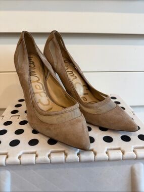 Sam Edelman Nixon Suede and Mesh Pumps